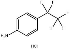 4-(pentafluoroethyl)aniline hydrochloride Struktur