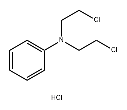 N,N-Bis(2-chloroethyl)aniline hydrochloride Struktur