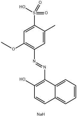 CRESIDINE SULFONIC ACID AZO Β-NAPHTHOL COLOR STANDARD Struktur