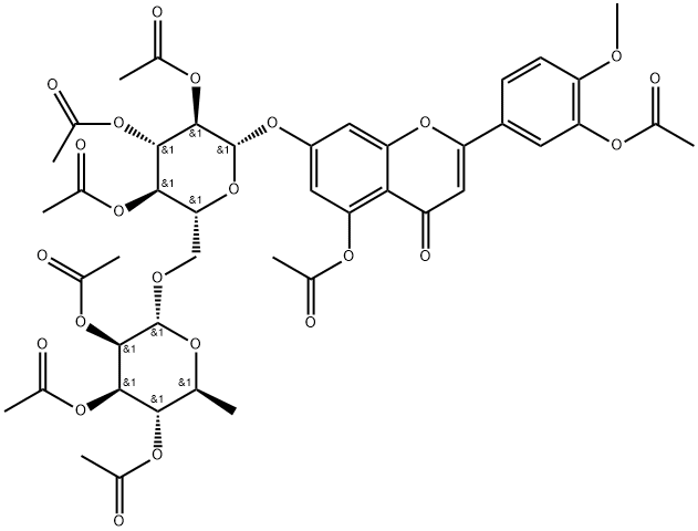 DiosMin Octaacetate Struktur