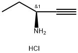 1-Pentyn-3-amine, hydrochloride, (S)- (9CI) Struktur