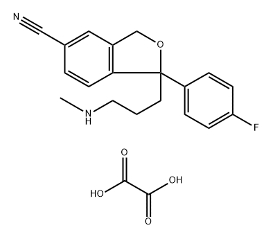 N-Desmethyl Citalopram-d4 Oxalate Struktur