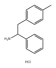 2-(4-Methylphenyl)-1-phenylethanamine hydrochloride Struktur