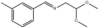 Ethanamine, 2,2-dimethoxy-N-[(3-methylphenyl)methylene]- Struktur