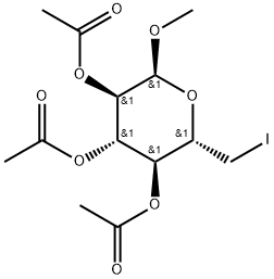 .alpha.-D-Glucopyranoside, methyl 6-deoxy-6-iodo-, triacetate