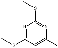 4-Methyl-2,6-bis(methylsulfanyl)pyrimidine Struktur