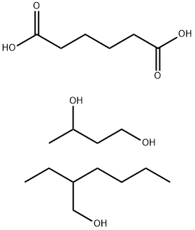 Hexanedioic acid, polymer with 1,3-butanediol, 2-ethylhexyl ester Struktur