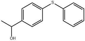 Benzenemethanol, α-methyl-4-(phenylthio)- Struktur