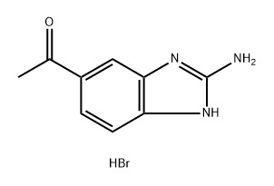 Ethanone, 1-(2-amino-1H-benzimidazol-5-yl)-, monohydrobromide (9CI) Struktur