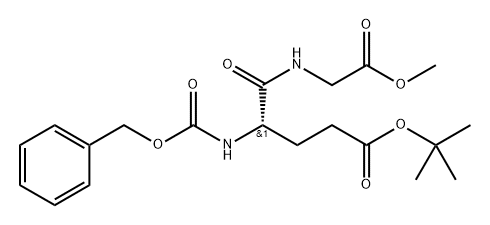 Cbz-Glu(OtBu)-Gly-OMe Struktur