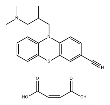 CyaMeMazine Maleate Struktur