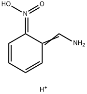 Methanamine,  1-(6-aci-nitro-2,4-cyclohexadien-1-ylidene)-,  conjugate  monoacid  (9CI) Struktur