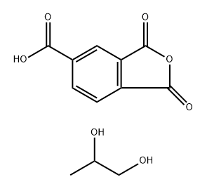 5-Isobenzofurancarboxylic acid, 1,3-dihydro-1,3-dioxo-, reaction products with 1,2-propanediol Struktur