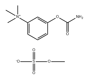 Benzenaminium, 3-[(aminocarbonyl)oxy]-N,N,N-trimethyl-, methyl sulfate (1:1) Struktur