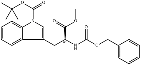 L-Tryptophan, 1-[(1,1-dimethylethoxy)carbonyl]-N-[(phenylmethoxy)carbonyl]-, methyl ester