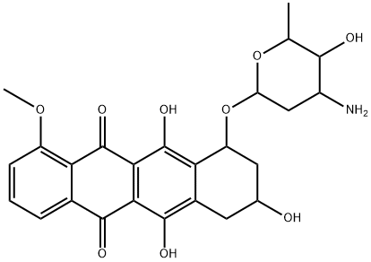 desacetyladriamycin Struktur