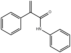 Benzeneacetamide, α-methylene-N-phenyl- Struktur