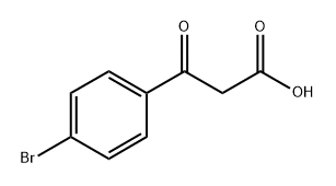 Benzenepropanoic acid, 4-bromo-β-oxo- Struktur