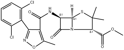 Dicloxacillin Impurity 3 Struktur