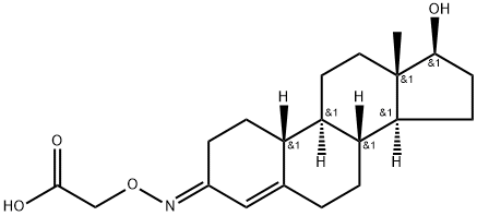 nandrolone 3-(o-carboxymethyl)oxime Struktur