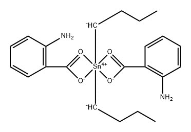 BIS(2-aminobenzoato-O,O')dibutyl-Tin Tin,BIS(2-aminobenzoato-O,O')dibutyl- Struktur