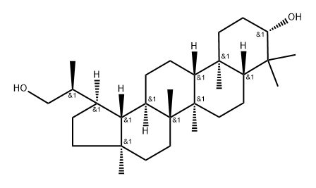 (20S)-Lupane-3β,29-diol Struktur