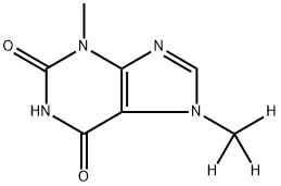 Theobromine-d3 (7-methyl-d3)	 Struktur