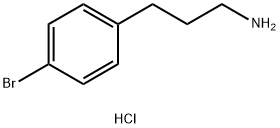 3-(4-Bromophenyl)propan-1-amine hydrochloride Struktur