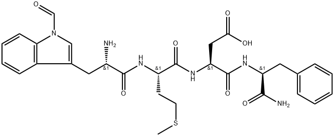 N(alpha)-formyltetragastrin Struktur