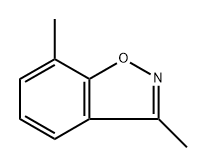 3,7-dimethyl-1,2-benzoxazole Struktur