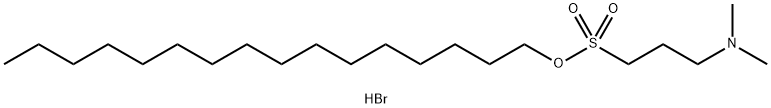 1-Propanesulfonic acid, 3-(dimethylamino)-, hexadecyl ester, hydrobromide (1:1)