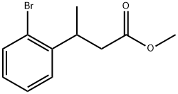 Benzenepropanoic acid, 2-bromo-β-methyl-, methyl ester Struktur