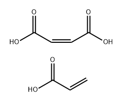 2-Butenedioic acid (Z)-, polymer with 2-propenoic acid, potassium salt Struktur