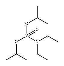 Vanadium, (N-ethylethanaminato)oxobis(2-propanolato)- Struktur