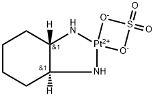 azanide, cyclohexanamine, platinum(+4) cation, trisulfate Struktur