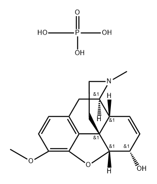 CODEINE PHOSPHATE, DIHYDRATE) Struktur