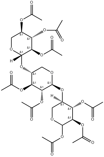 Octaacetyl Xylotriose Struktur