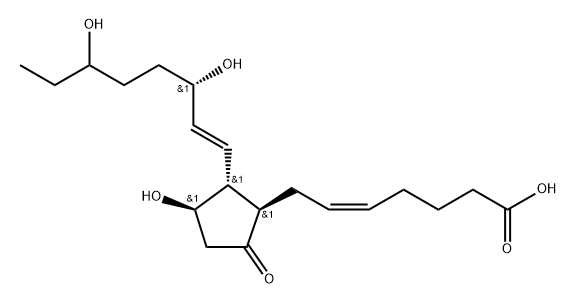 18-Hydroxyprostaglandin E2 Struktur