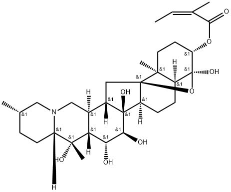 angeloylzygadenine Struktur