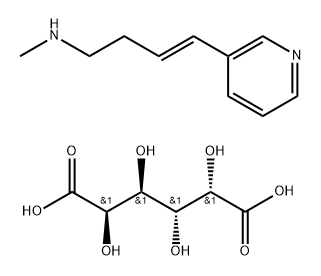 Rivanicline galactarate Struktur