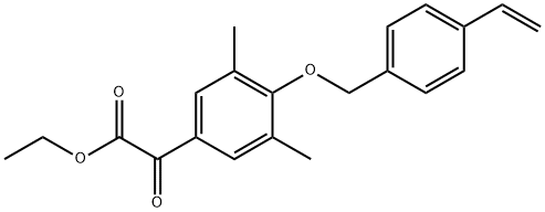 Ethyl 4-[(4-ethenylphenyl)methoxy]-3,5-dimethyl-α-oxobenzeneacetate|4-[(4-乙烯基苯基)甲氧基]-3,5-二甲基-Α-氧亞基苯乙酸乙酯