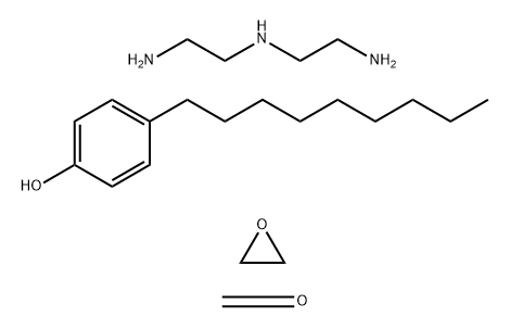 Formaldehyde, polymer with N-(2-aminoethyl)-1,2-ethanediamine, 4-nonylphenol and oxirane Struktur