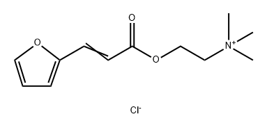 Choline, chloride, 2-furanacrylate Struktur