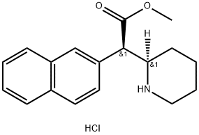 Methylnaphthidate Hydrochloride Struktur