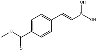 Benzoic acid, 4-[(1E)-2-boronoethenyl]-, 1-methyl ester Struktur