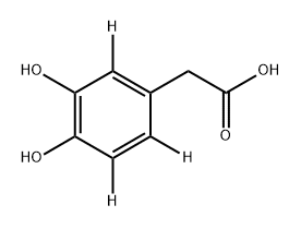 [2H3]-3,4-Dihydroxyphenylacetic acid Struktur