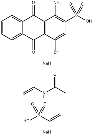 POLYMERIC DYE POLY B-411) Struktur