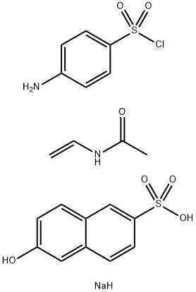 POLYMERIC DYE POLY S-119 Struktur