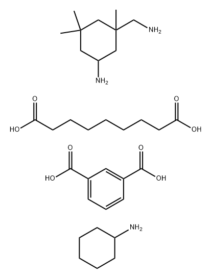 ISOPHORONE DIAMINE/CYCLOHEXYLAMINE/ISOPHTHALIC ACID /AZELAIC ACID COPOLYMER  Struktur