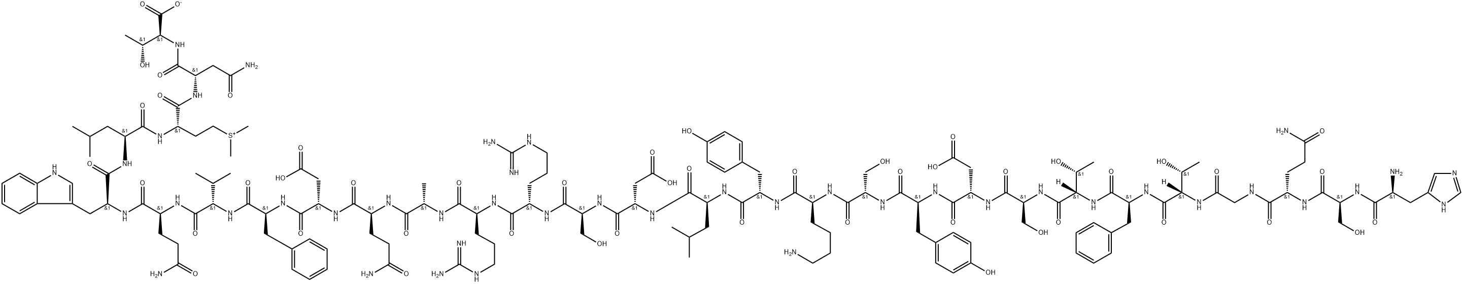 S-methylglucagon Struktur